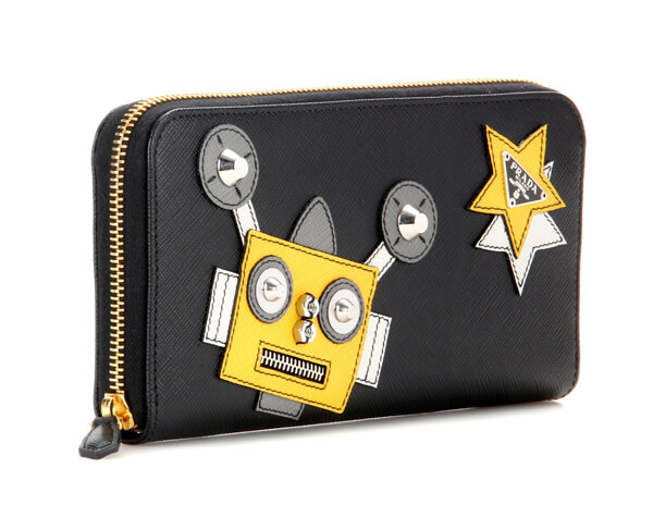 2017新作 PRADA プラダスーパーコピー ロボット サフィアーノレザー ウォレット